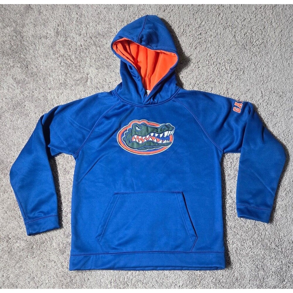 Colosseum NCAA Florida Gators Hoodie Sweatshirt Youth Size XL 20 Orange Blue